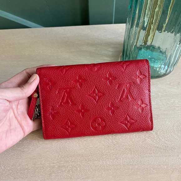 Louis Vuitton Empreinte Curieuse Leather Wallet Red Cerise SP1175 - Picture 5 of 15